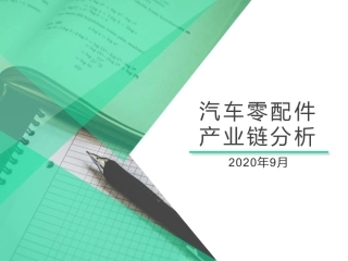 汽车零配件产业链分析