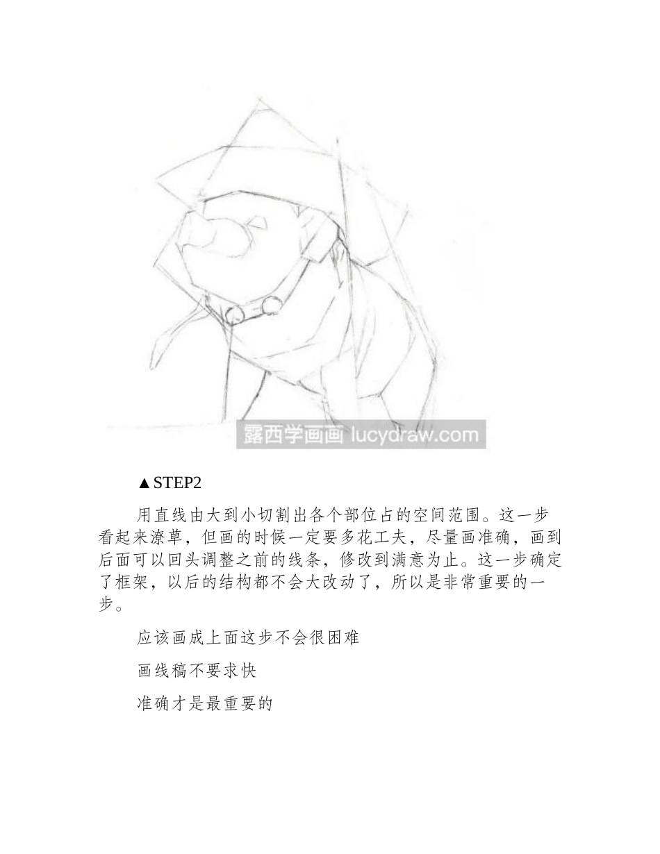 素描小香猪的画法素描教程_第2页