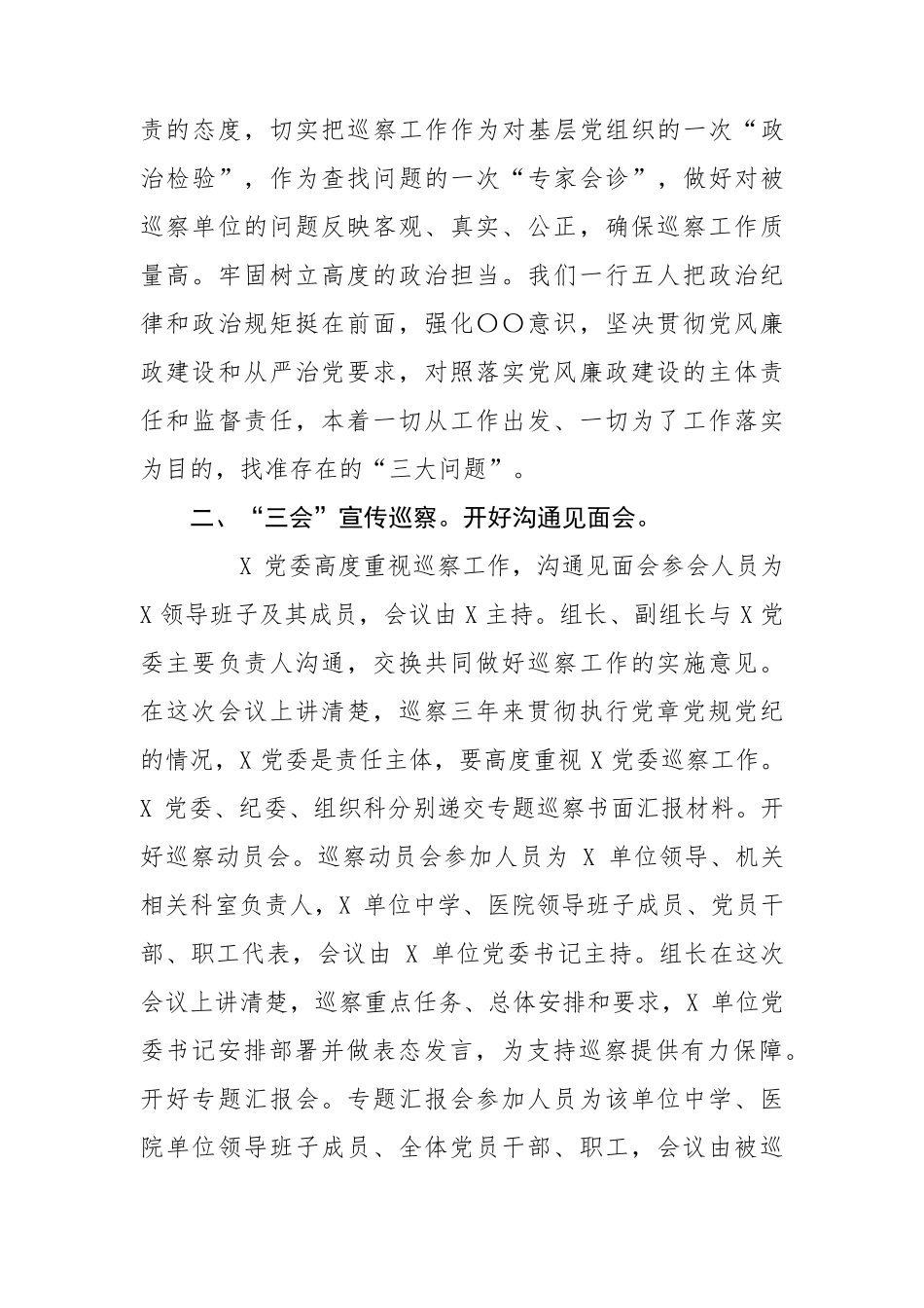 企业巡察组巡察工作总结报告通用 _第2页