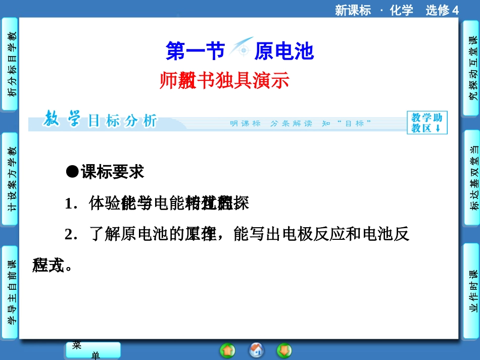 【课堂新坐标，同步备课参考】2013-2014学年高中化学（人教版）选修4课件：第4章第1节+原电池（共63张PPT）_第2页