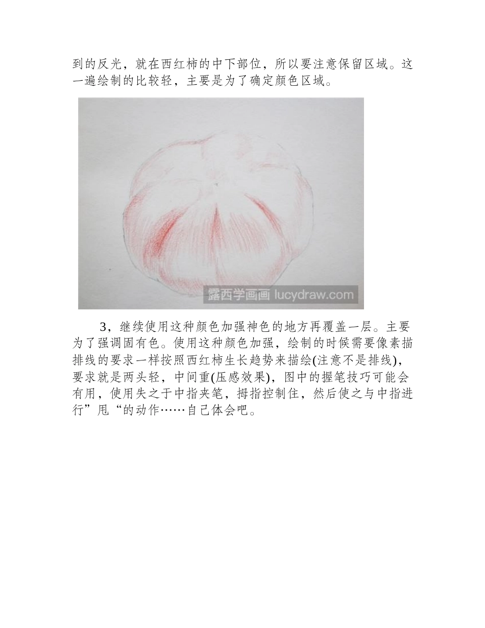 西红柿彩铅步骤彩铅画教程1_第2页