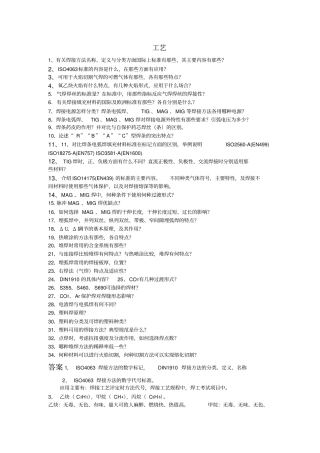 IWE口试题库四科剖析