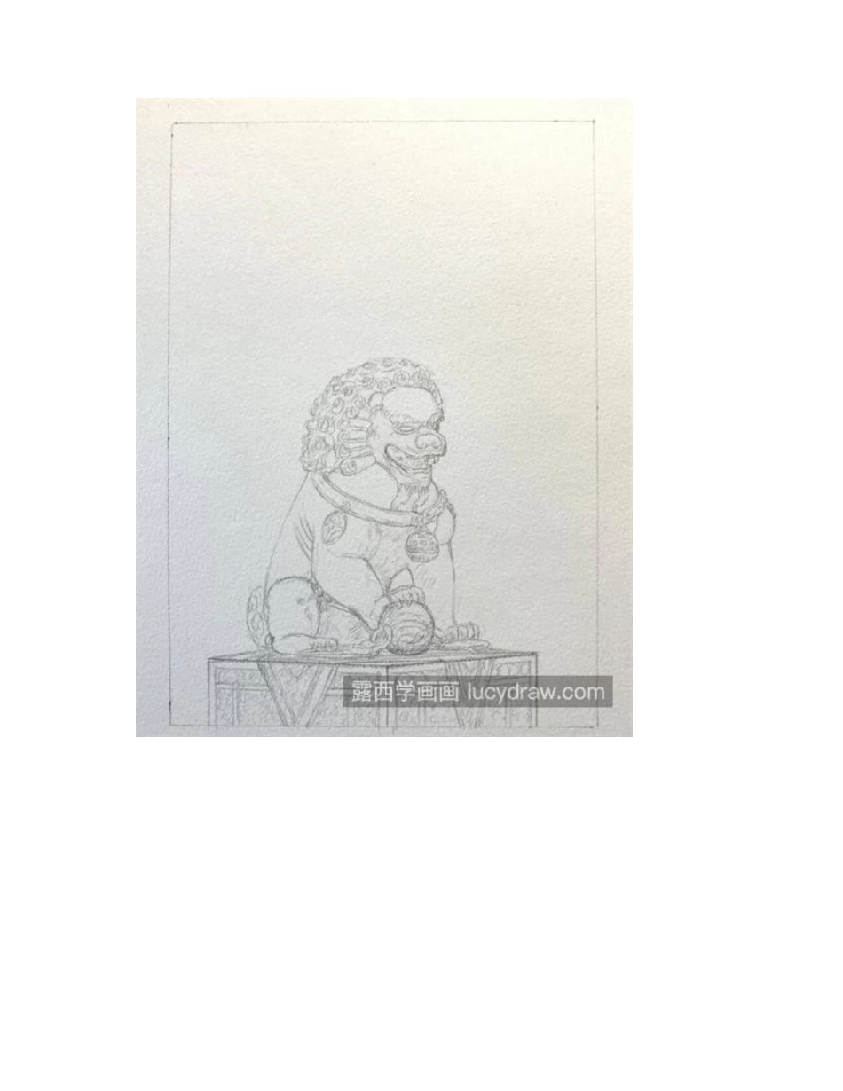石狮子怎么画_简单的水彩画法是什么_水彩画教程_第2页