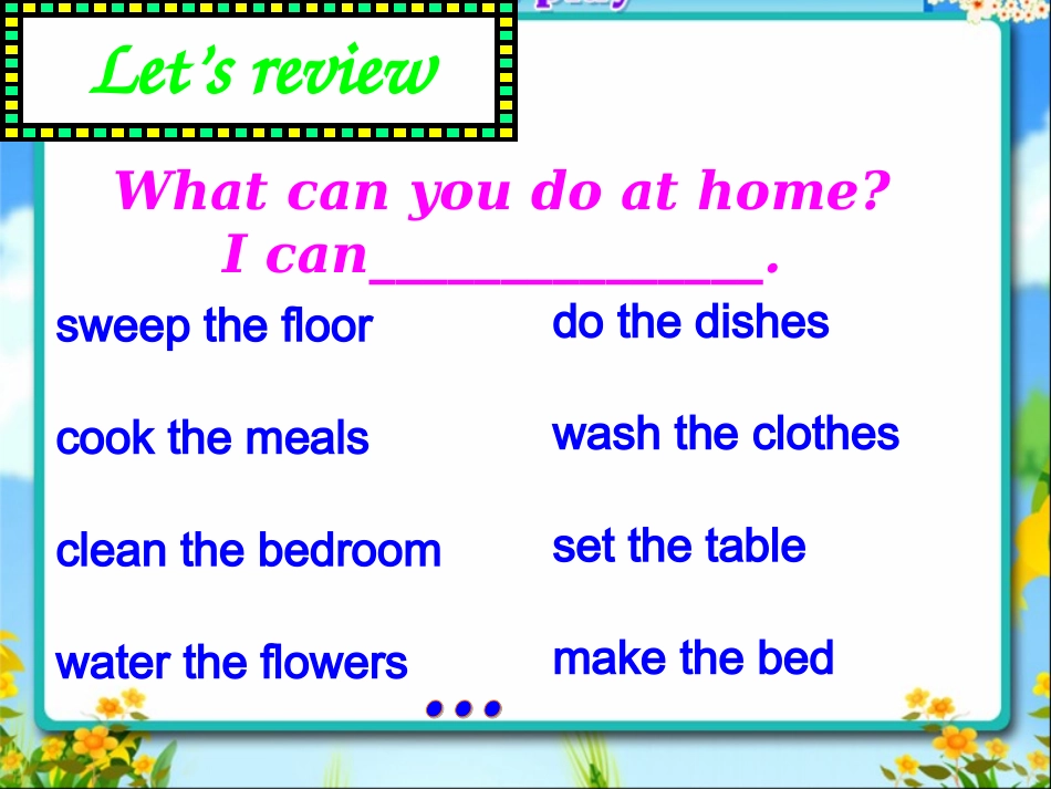 PEP五年级下册英语第四单元第一课时讲课课件_第3页