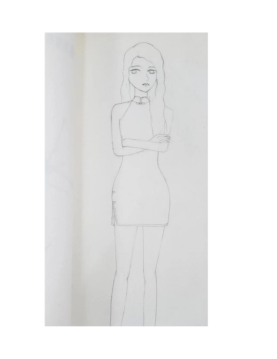 旗袍彩铅画教程彩铅画教程_第2页