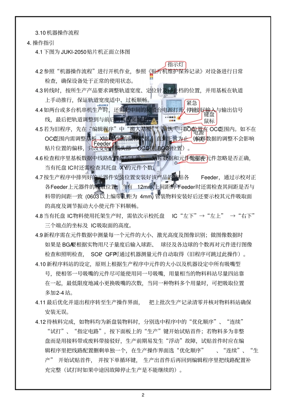 JUKI_贴片机操作指引_第2页