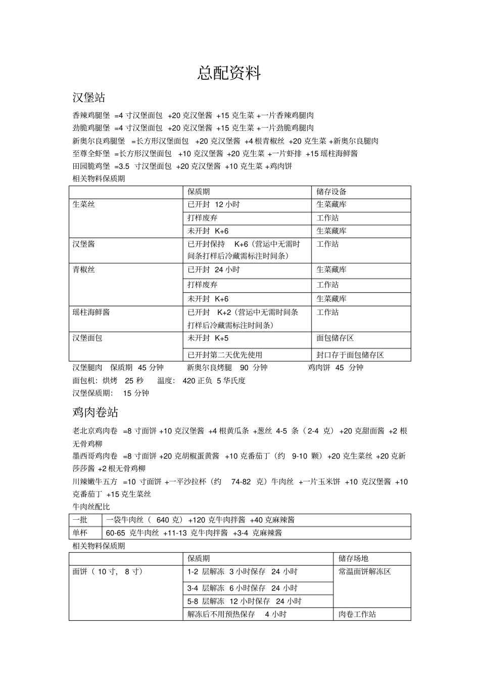 KFC肯德基---培训资料_第3页
