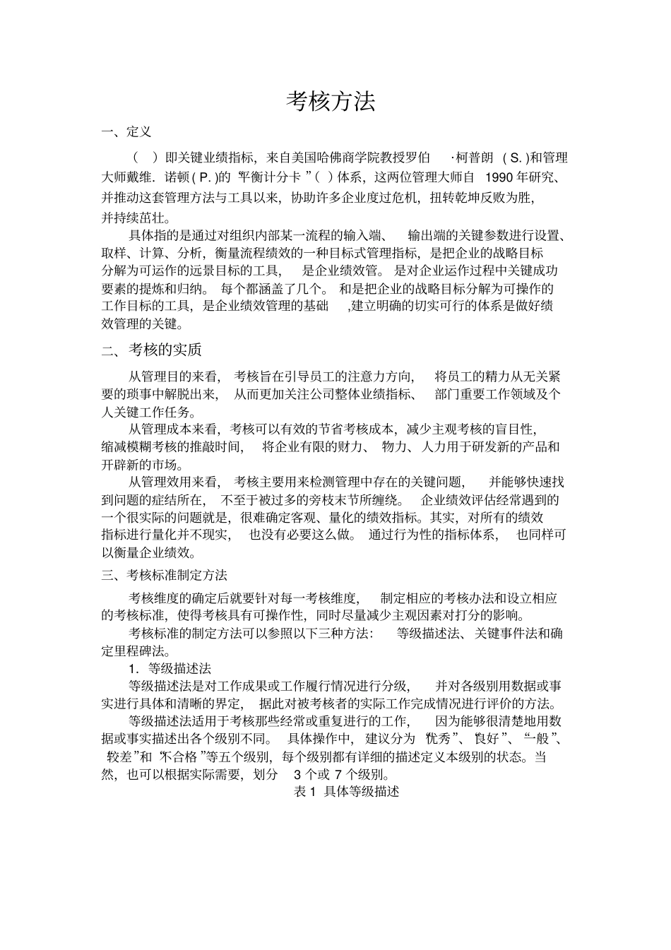 KPI关键业绩指标考核方法33_第1页