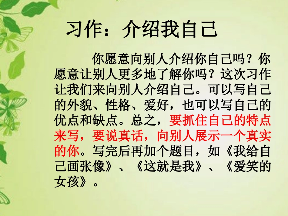 介绍我自己PPT_第3页