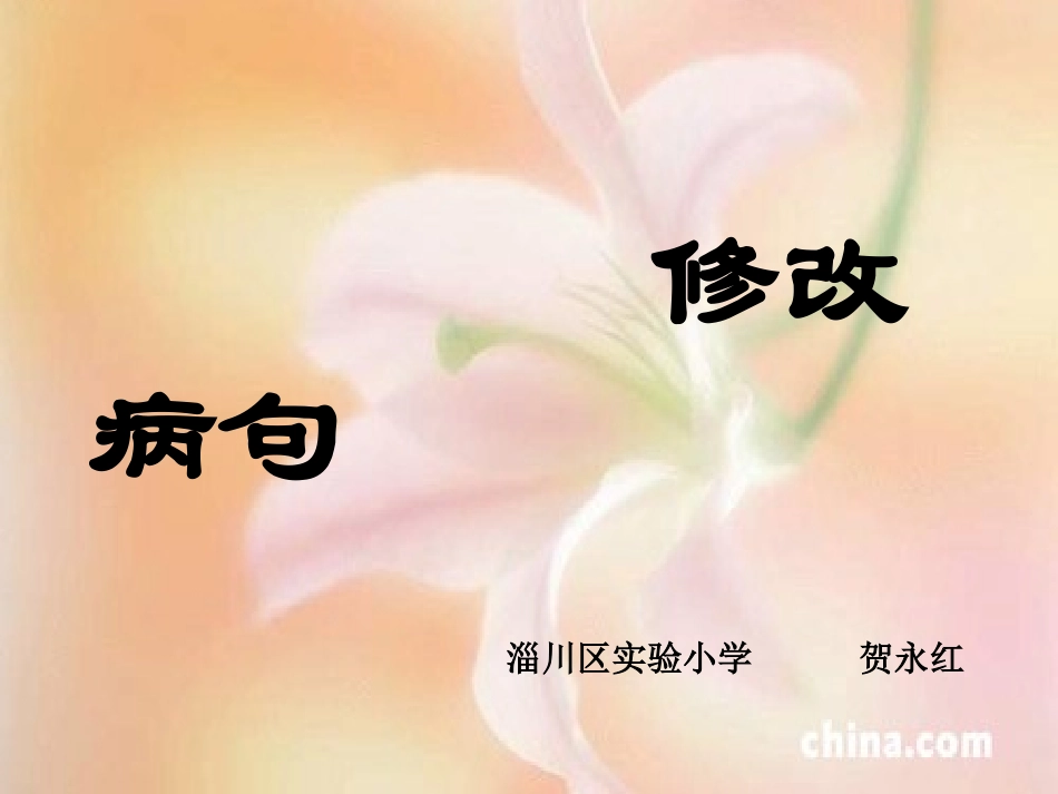 修改病句PPT课件_第2页