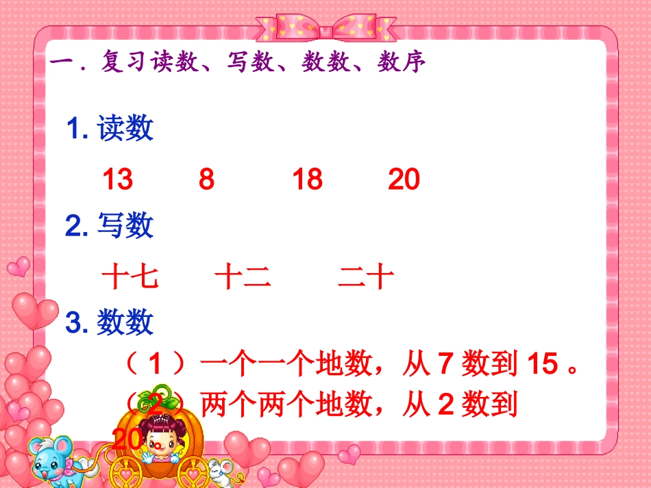 一年级数学上11-20各数的认识整理和复习课件_第2页