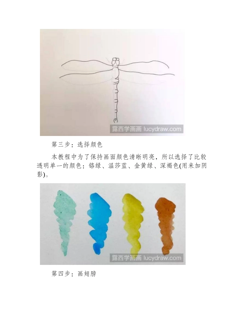 蜻蜓水粉画如何画_水粉画教程_第2页