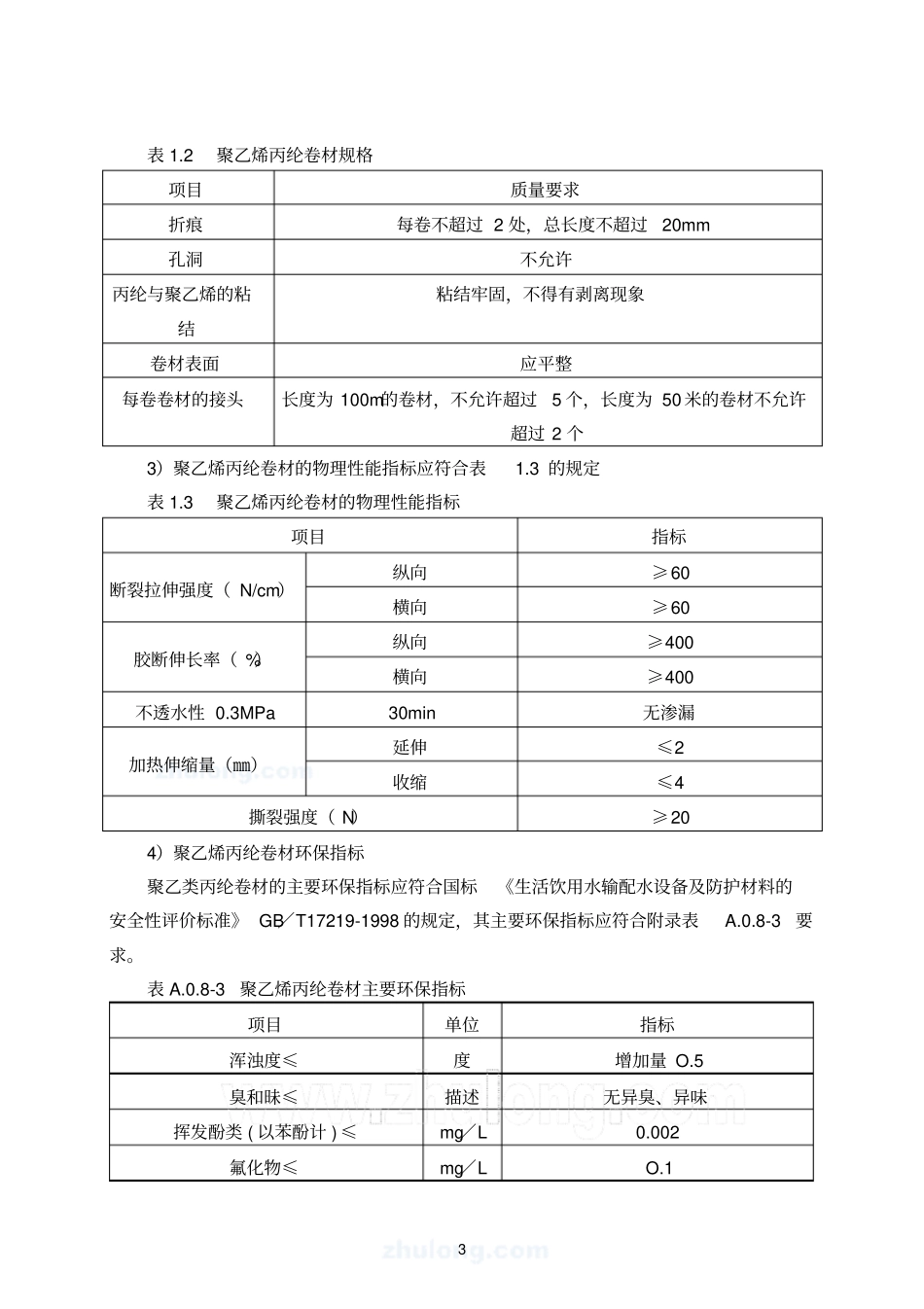 k消防水池、集水坑防水施工方案_第3页