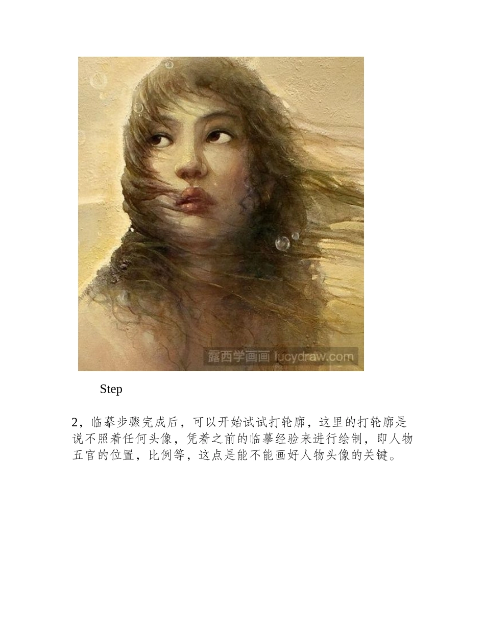 如何画好油画头像油画教程_第2页