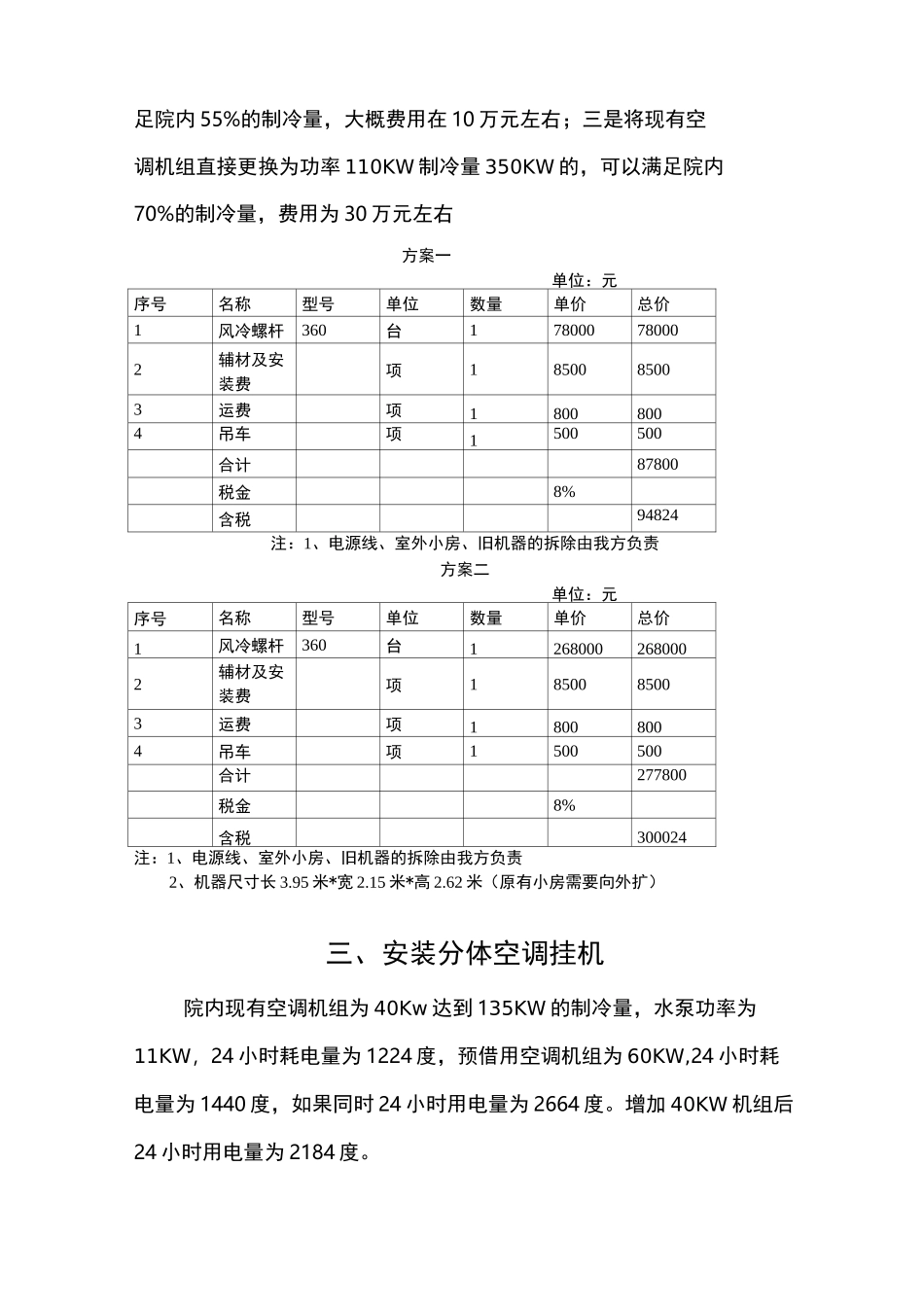 空调改造方案及预算1_第3页