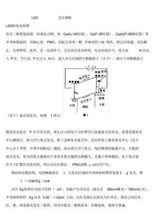 LED芯片制程资料全