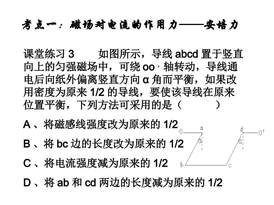 磁场（磁场力专题）_第1页