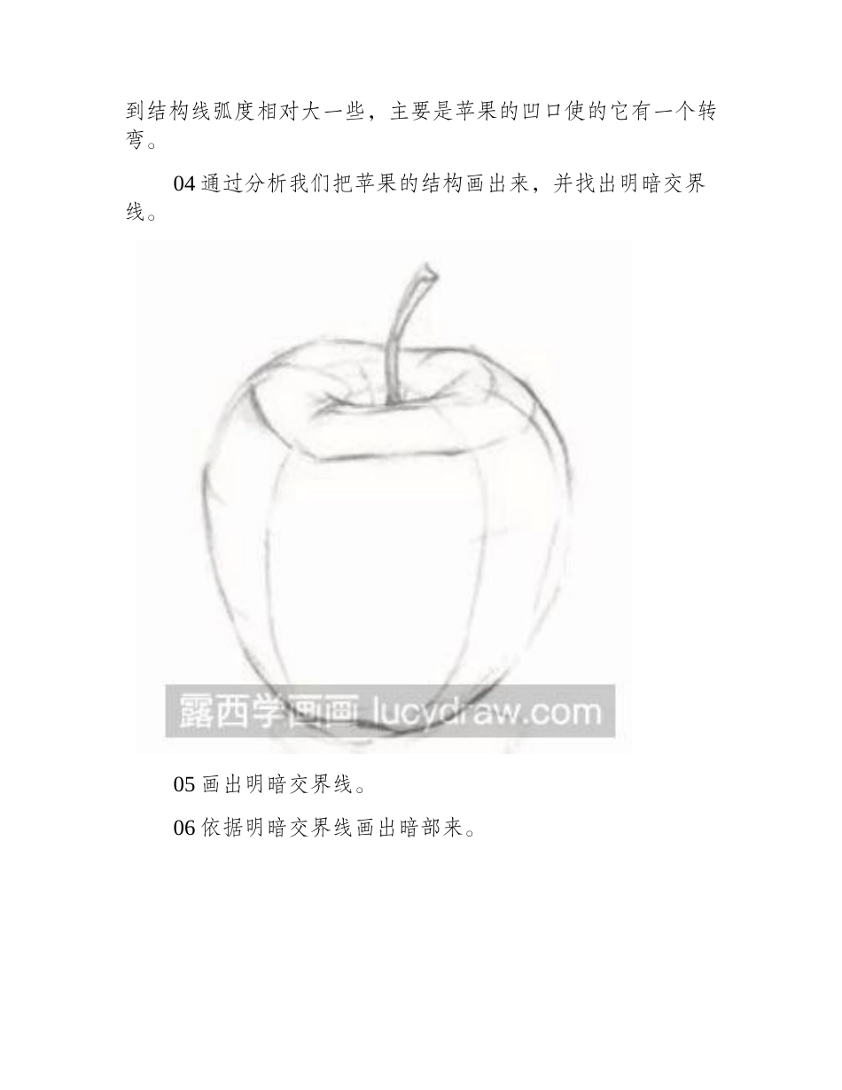苹果的素描教程详解素描教程_第2页