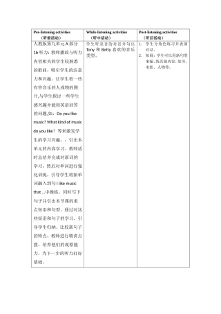 听前、听中、听后活动作业