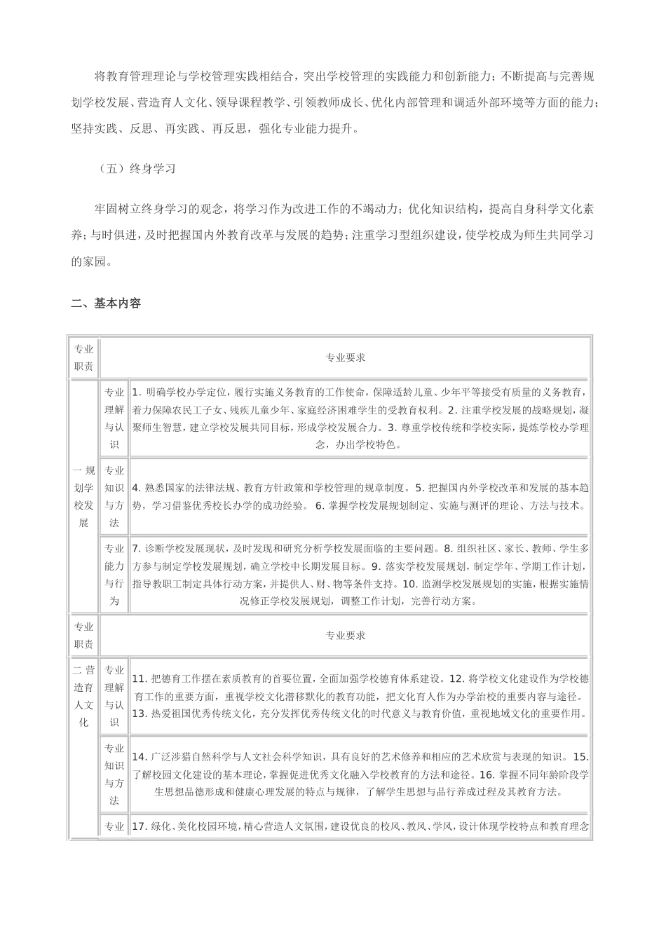 义务教育学校校长专业标准（试行_第2页