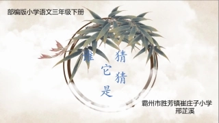 《惠崇春江晚景》群文阅读课件