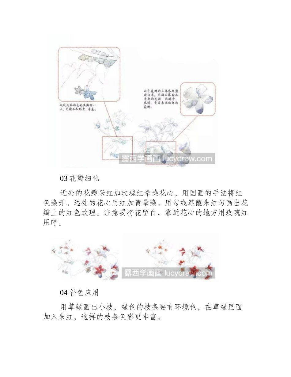 桐花时节水彩教程水彩画教程_第2页