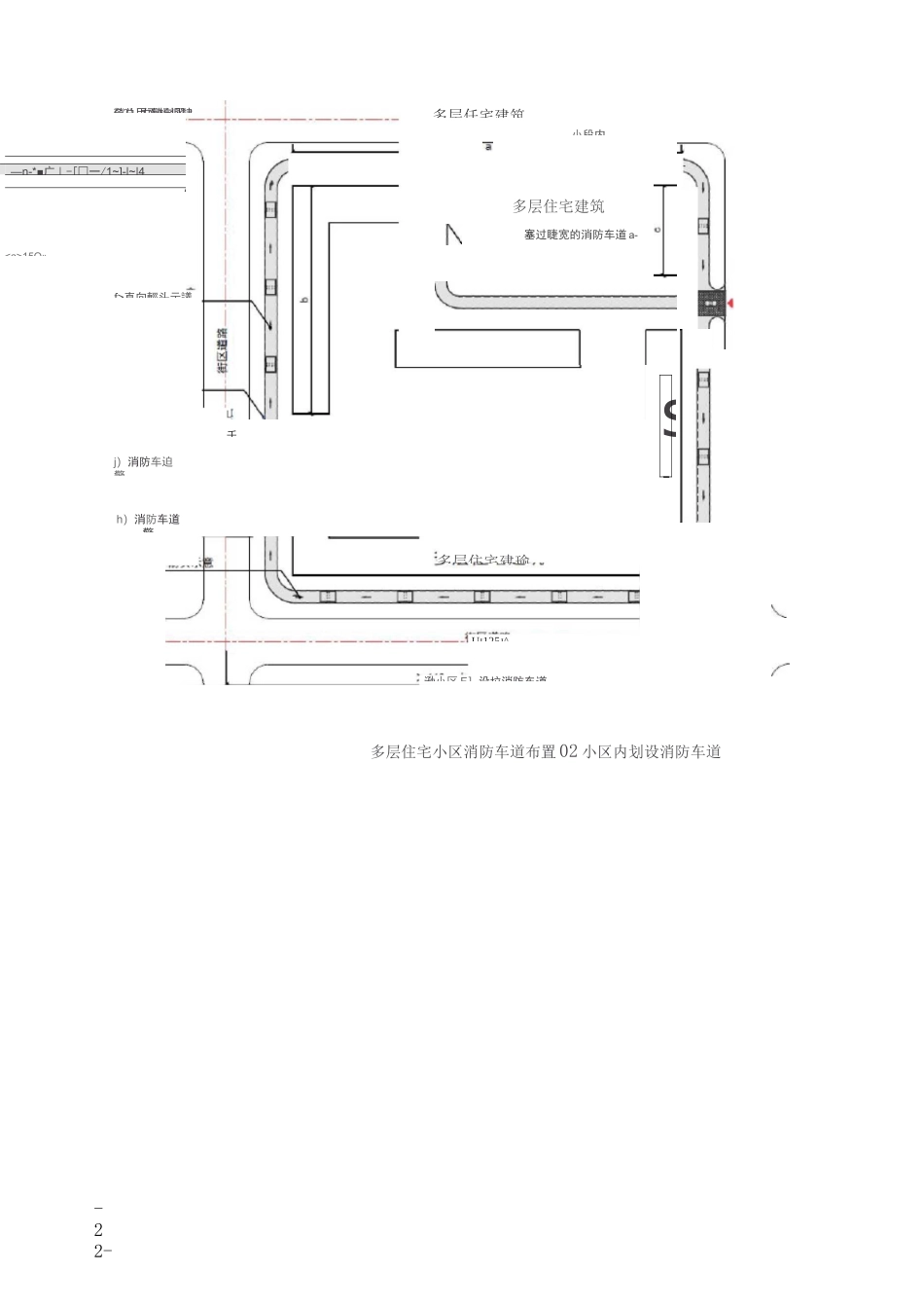 居民小区消防车通道划线标识图示_第2页