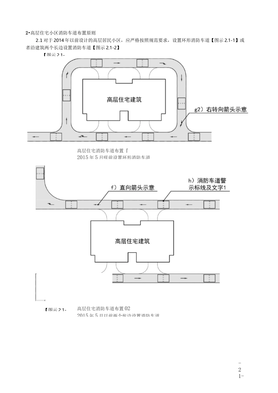 居民小区消防车通道划线标识图示_第3页