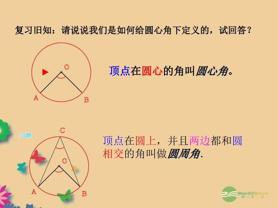 《2813_圆周角》课件(1)_华东师大版_第2页