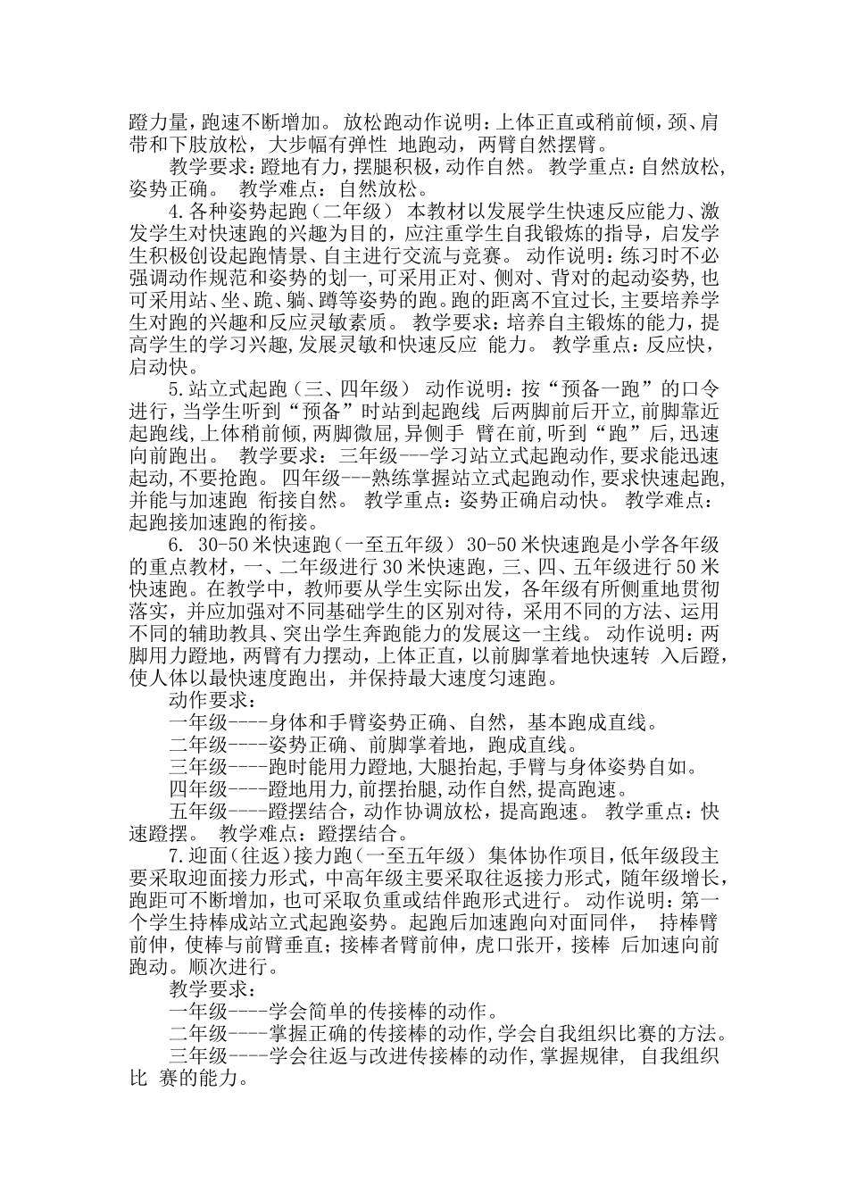 小学体育学科实践教材分析_第2页