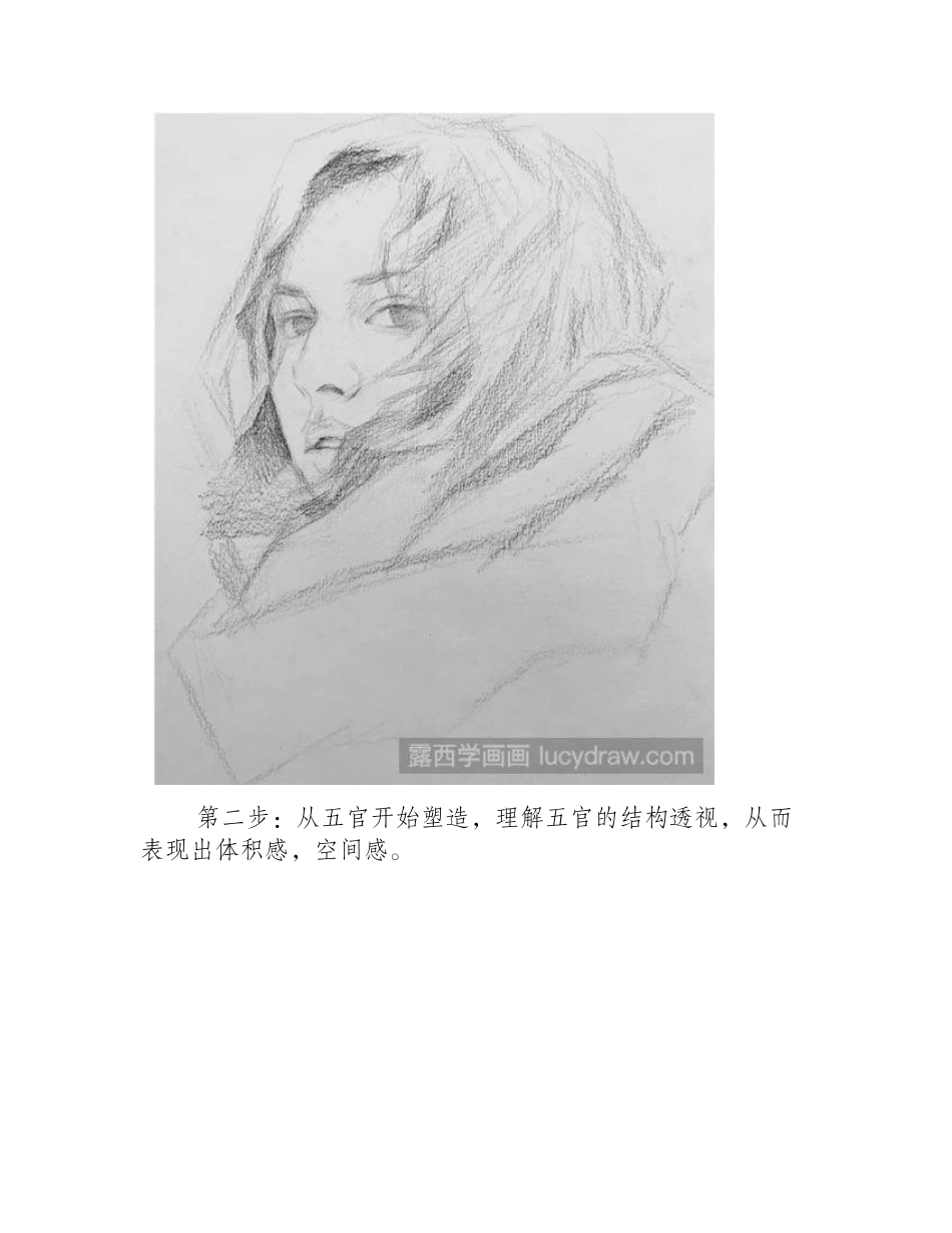 人物素描怎么画_美女侧脸素描画法解析！素描教程_第2页