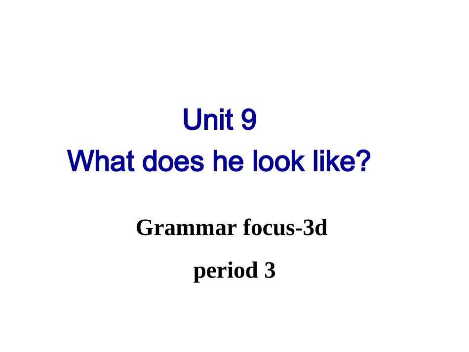 七下英语unit9Grammar-3d3_第1页