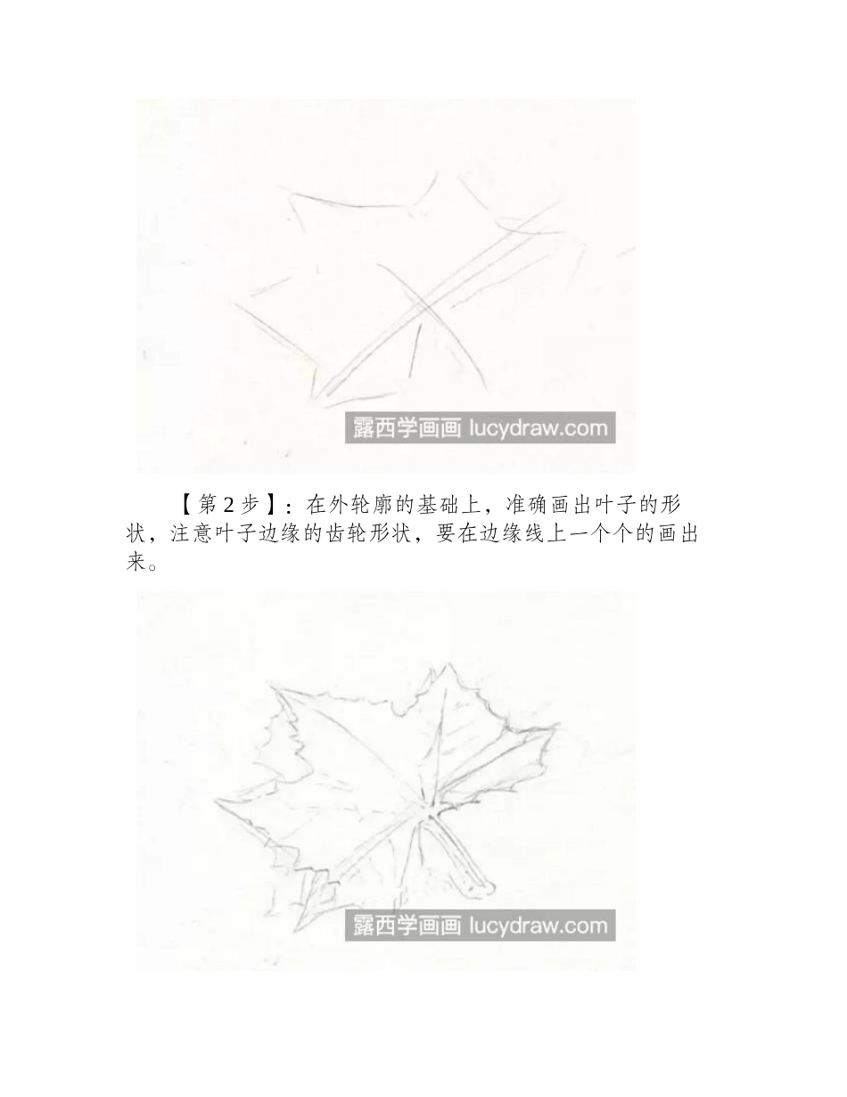 梧桐叶的画法是什么_彩铅画梧桐叶怎么画_彩铅画教程_第2页