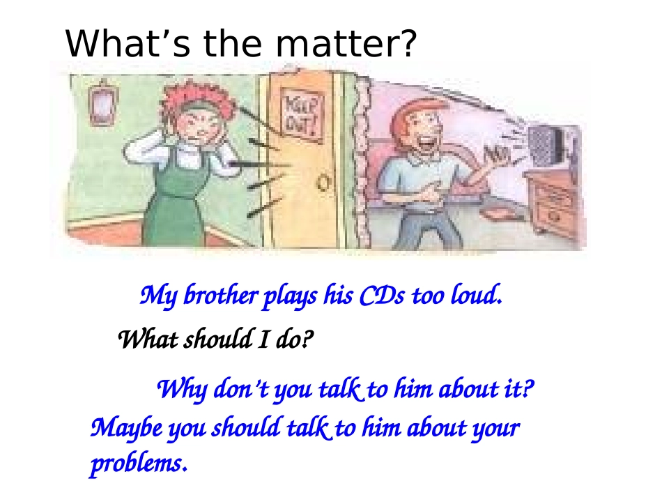 2014最新课件_Unit_4_Why_don't_you_talk_to_your_parents__Section_A_第3页