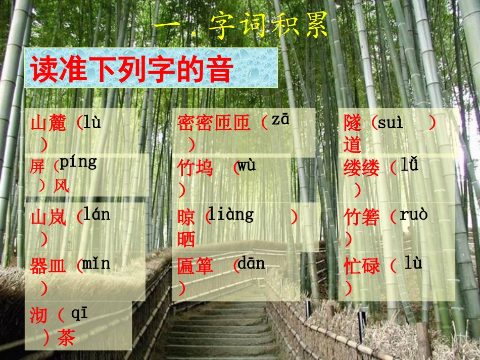 竹林深处人家幻灯_第3页