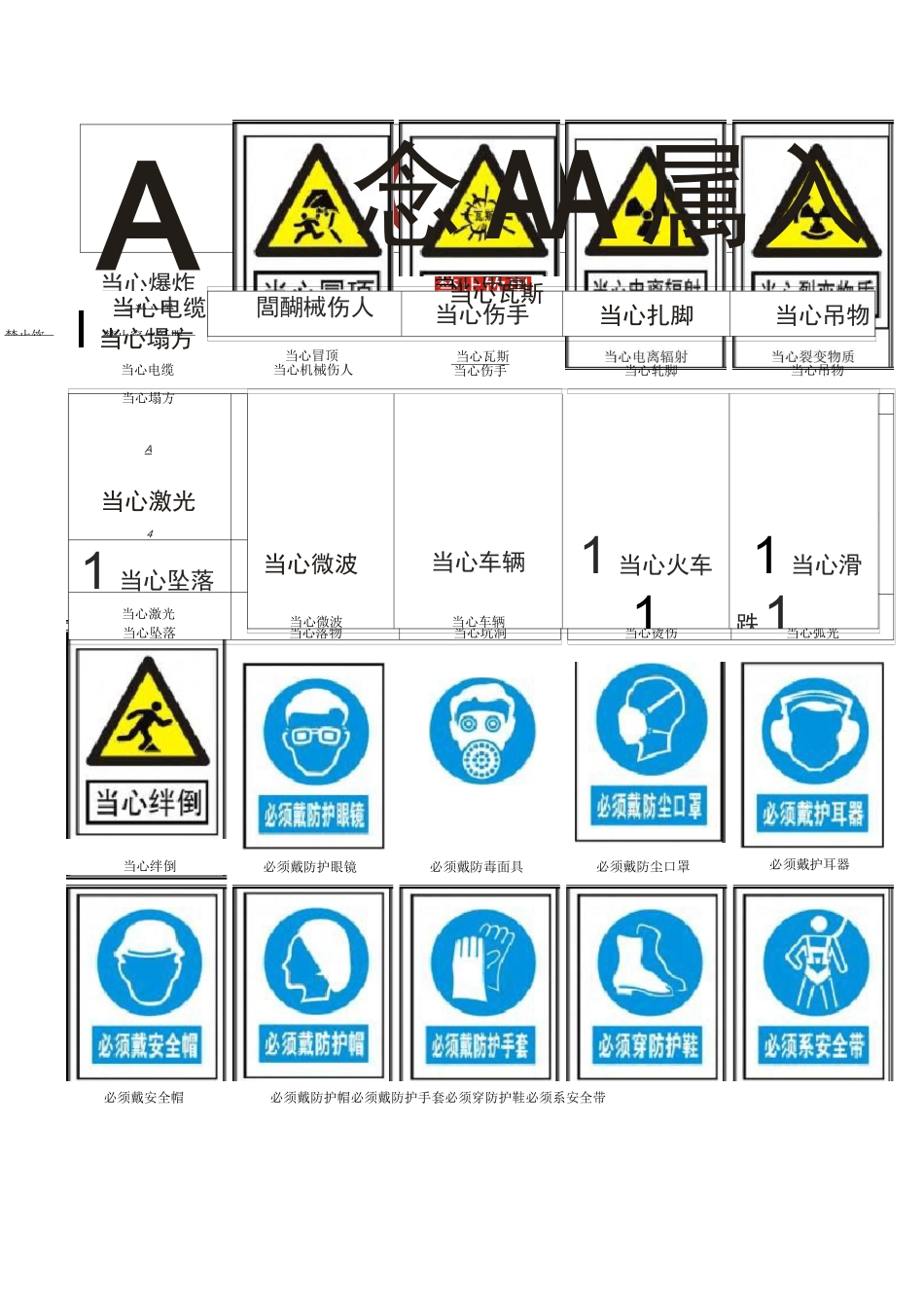 安全标志大全_第3页