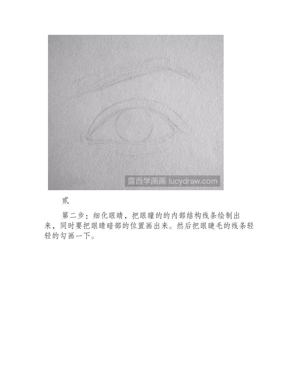 素描入门：眼睛素描画法素描教程_第2页