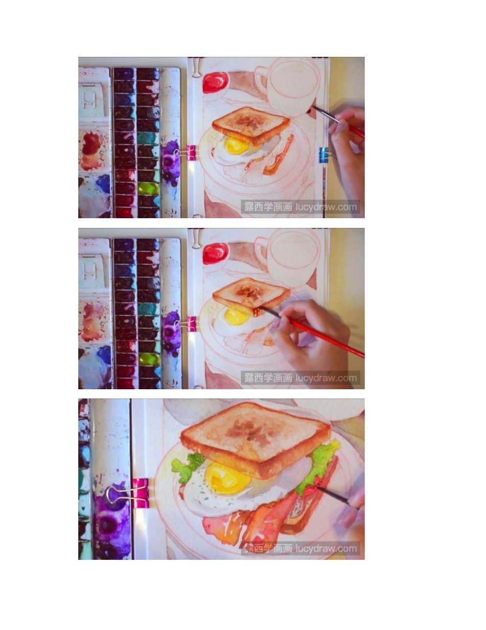 水彩画美食作品欣赏水彩画作品1_第2页