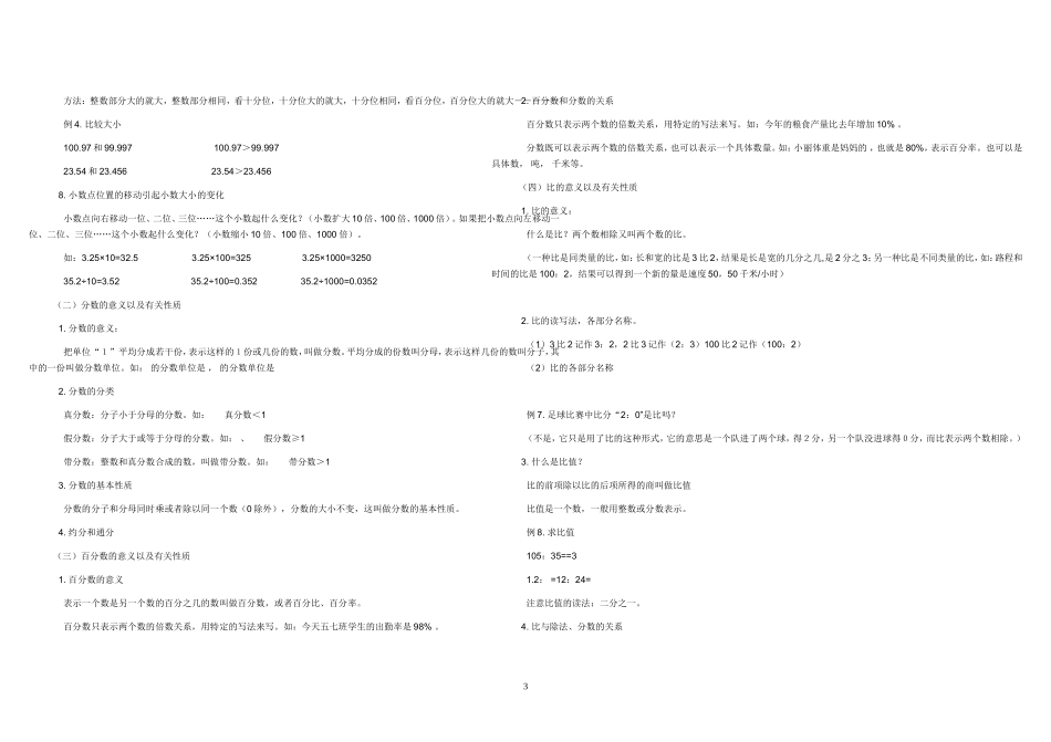 百分数和分数、小数的互化同步练习(2)_第3页
