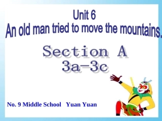 人教新目标英语八年级下册U6SA-2