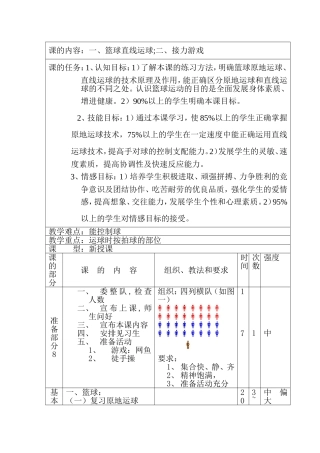 《篮球的运球》