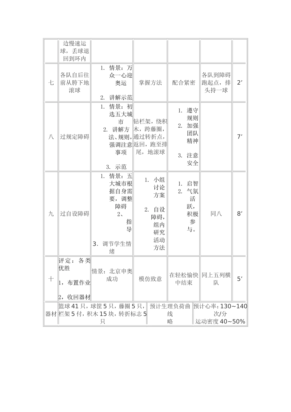 体育课教案二_第3页