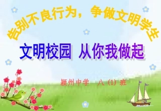 中学文明礼仪主题班会