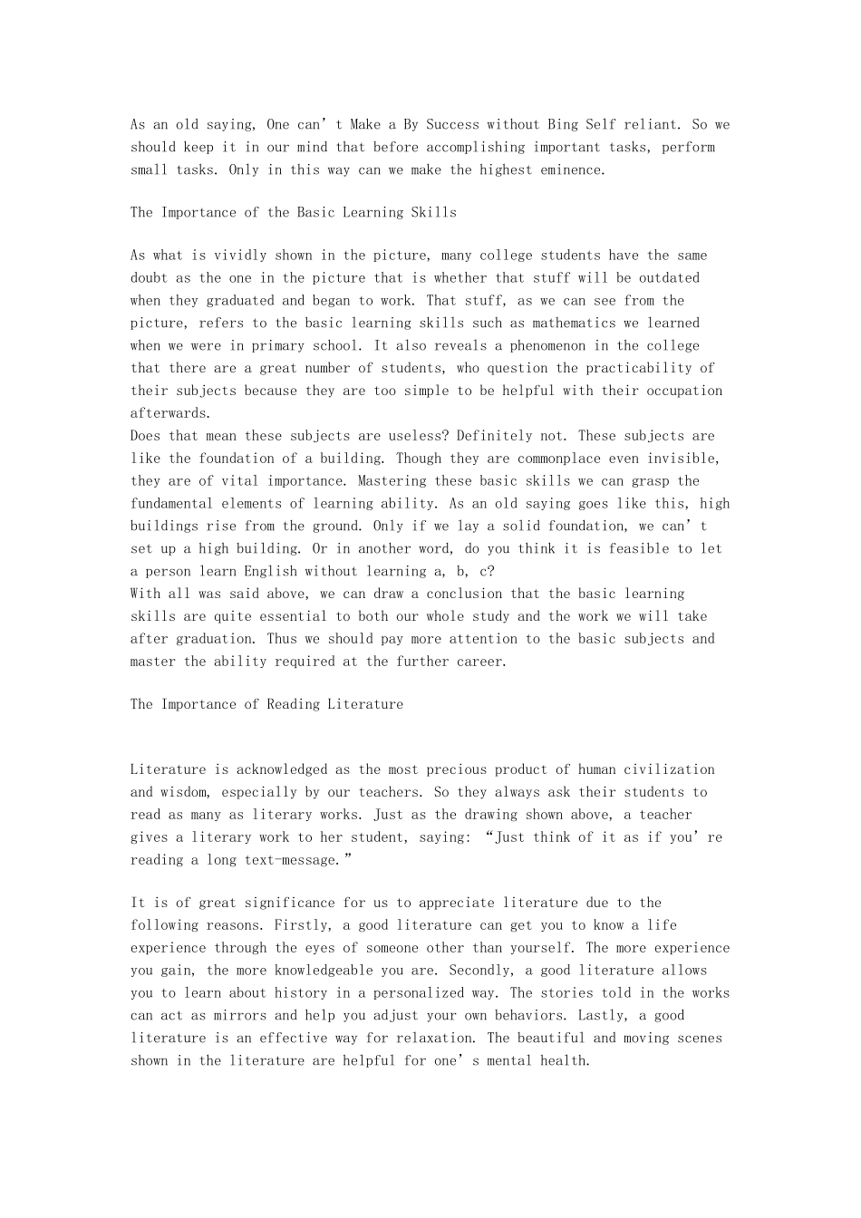 四级英语作文范文_第2页