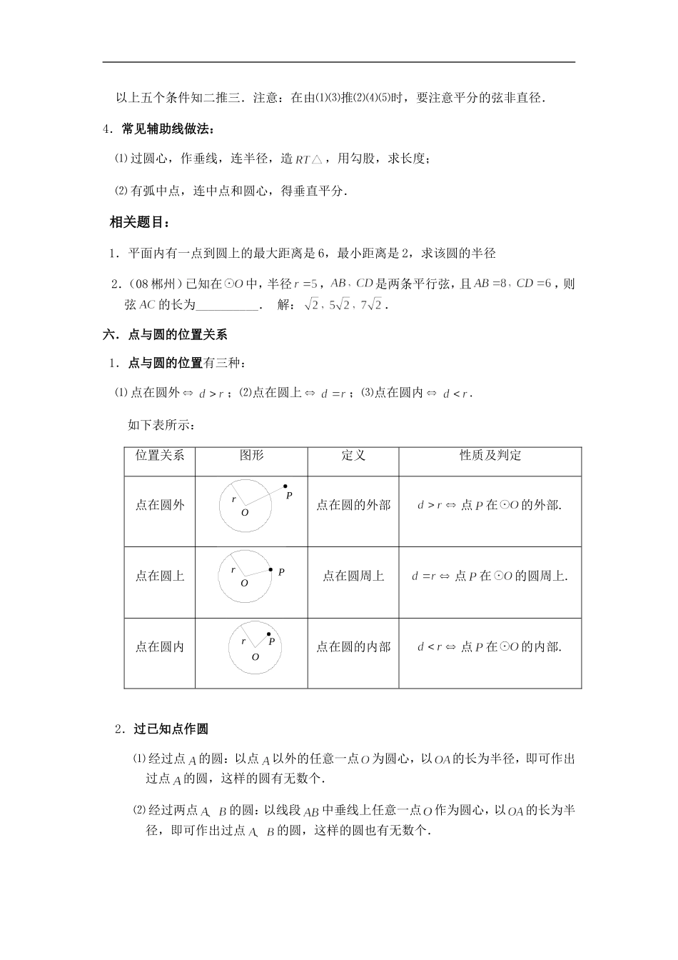 圆的知识点概念公式大全_第3页