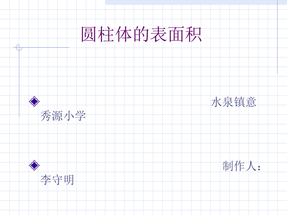 圆柱体表面积的计算_第1页