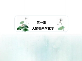 《大家都来学化学》复习课件