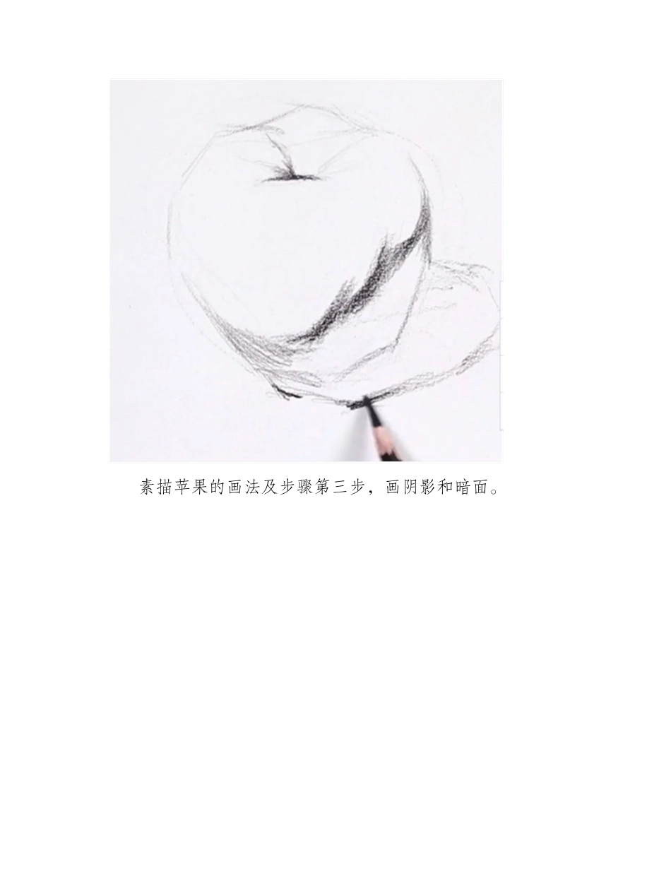 素描苹果的画法及步骤素描教程18_第2页