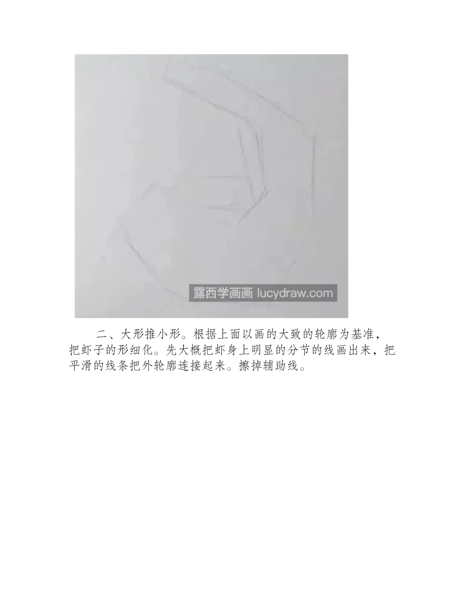 虾肉怎么画_素描步骤有几步_素描教程_第2页