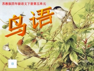 鸟语(公开课第一课时)3